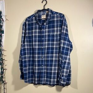 RedHead Blue and White Checkered Men's Shirt